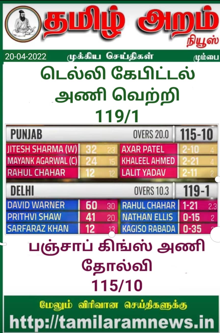 Tamil Aram News: Flash News