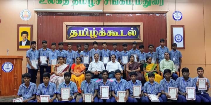 சிறார் இலக்கியங்கள் மாணவர்களின் நற்பண்புகளை வளர்க்கும்! மதுரையில் 212ஆவது தமிழ்க்கூடல் நிகழ்ச்சி