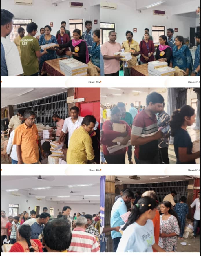 அகமதாபாத் தமிழ் சங்கம் சார்பில் இலவச நோட்டுப் புத்தகங்கள் வழங்கல்