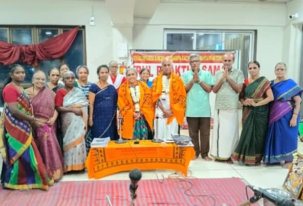 குரு பூர்ணிமாவை ஒட்டி பத்லாபூர் திருப்புகழ் குழு நடத்திய 89-வது திருப்புகழ் இசை நிகழ்ச்சி சிறப்பாக நடந்தேறியது
